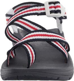 img 3 attached to Madden Girl Womens Sandal Reflective Women's Shoes : Athletic