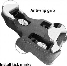 img 3 attached to ZERAY SP-110 Bike Cleats: Compatible With Keo Structure & Pedals, Enhanced Grip!