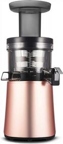 img 1 attached to Rose Gold Hurom H-AA Slow Juicer For Efficient And High-Quality Juice Extraction