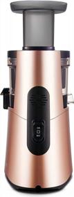img 2 attached to Rose Gold Hurom H-AA Slow Juicer For Efficient And High-Quality Juice Extraction
