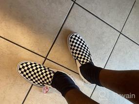 img 8 attached to Vans Slip Black Off White Checkerboard