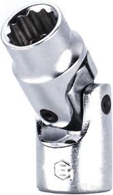 img 4 attached to 🔧 Genius Tools 1/4" Dr. 8mm Universal Hand Socket (12-Point) - Reliable and Versatile Socket Solution (253508)