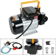 efficient self-priming 110v ac oil transfer pump: reliable fuel diesel kerosene biodiesel pump with hose & nozzle - 16gpm логотип