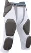 champro man-up adult football girdle: 7 integrated pads for enhanced protection of hips, thighs, knees, and tailbone logo