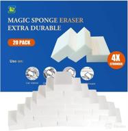 🧽 20 pcs non-scratch magic cleaning sponges - multi-functional pot scrubber and household scouring pads logo