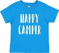 🏕️ happy camper camping tee for kids - 7 ate 9 apparel outdoors логотип