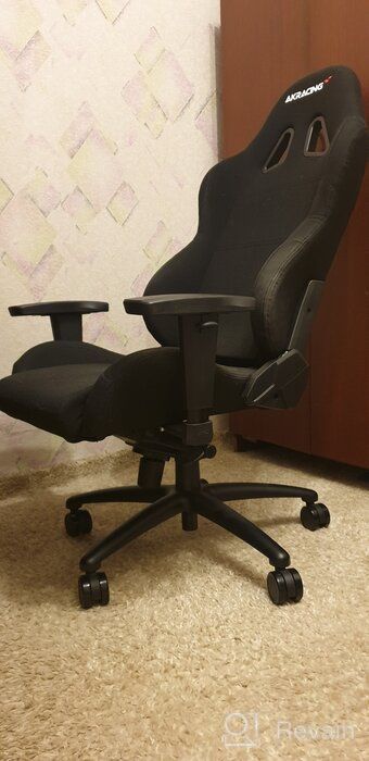 img 1 attached to AKRacing Masters Series Premium Gaming Chair: High Backrest, Recliner, Swivel, and Adjustable Height - 5/10 Warranty review by Yoonki Baek ᠌