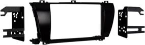img 1 attached to 📻 Metra Electronics 95-8245CHG Glossy Charcoal Double DIN Dash Kit for 2014+ Toyota Corolla