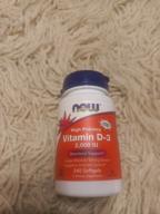 img 1 attached to NOW Vitamin D3 Caps, 10,000 IU, 240 Caps review by Edyta Edzia ᠌