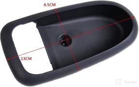 img 2 attached to 🚪 Premium beler Left Interior Inside Door Handle Cover Trim Bezel Housing for Hyundai Elantra - Fulfilled by Amazon: Enhance your Car's Interior!