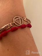 img 1 attached to 🙏 Serenity Prayer Sobriety Bracelet | AA Recovery Gift for Serenity, Courage, Wisdom review by John Snook