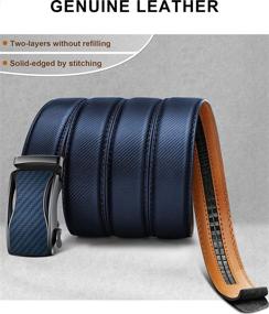 img 2 attached to 👔 Enhance Your Style with BULLIANT Leather Ratchet Belts - The Ultimate Men's Accessories