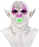хэллоуин косплей маска ужас дьявол маска клоуна жуткий костюм партии косплей реквизит логотип