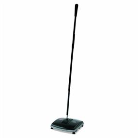 img 4 attached to 🧹 Rubbermaid Commercial Galvanized Steel Carpet & Floor Sweeper: Cordless, Hardwood Floor Cleaning and Push Broom Solution