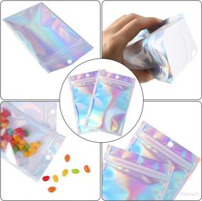 img 2 attached to Resealable Ziplock Aluminum Metallic Holographic