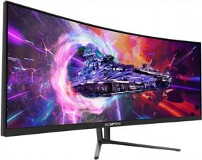 img 3 attached to Sceptre C355W 3440UN Super Curved Ultrawide 100Hz HD Monitor with Blue Light Filter, Flicker-Free Technology - C355W-3440UN