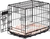 🐶 provalu 1 door wire dog crate (19 inches) - precision pet's durable solution for small dogs логотип