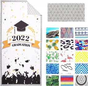 img 4 attached to 2022 High School Senior College Masters Degree Phd Funny Graduation Gift Her Him Microfiber Pool Beach Towel Blanket-Quick Fast Dry Sand Free Travel Swim Towels Personalized For Friends Men Women