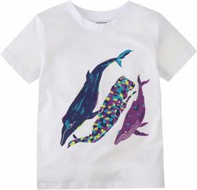 img 2 attached to 🦖 MSSMART Summer Toddler Dinosaur Boys' Tops, Tees & Shirts - Stylish Clothing for Little Ones