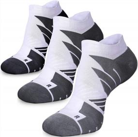 img 4 attached to Keep Your Feet Comfortable During Runs With No Show Anti-Blister Coolmax Socks