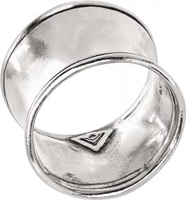 img 3 attached to Sterling Silver 'Hammered Cuff' Ring By Silpada