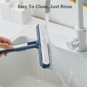 img 1 attached to 🚿 Versatile Shower Squeegee for Household Cleaning - Mirror Wiper, Glass Window Cleaner Squeegee - Ideal for Tiles, Shower Doors, Bathrooms, Mirrors, Car Windows & Glass Doors