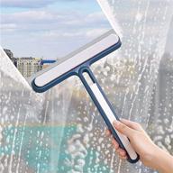 🚿 versatile shower squeegee for household cleaning - mirror wiper, glass window cleaner squeegee - ideal for tiles, shower doors, bathrooms, mirrors, car windows & glass doors logo