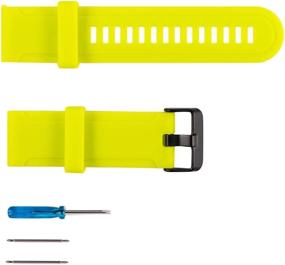 img 4 attached to Silicone Replacement Wristband With Screwdriver For Suunto Traverse Series Watch - Accessory Bracelet For Fitness Tracking And Sports Activities