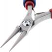 tronex p731 round nose pliers with long ergonomic handles: ideal tool for precise bending and shaping jobs logo