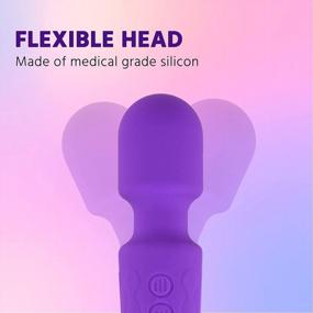 img 1 attached to Experience Ultimate Muscle Relaxation With EILISON Powerful Handheld Massage Gun - 20 Modes, 8 Speeds, Wireless & Waterproof - Perfect For Neck, Back, Arms, Legs & Spine