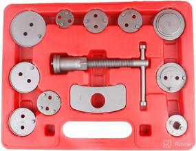 img 1 attached to 🔧 Complete 12-piece Set - HFS(R) Disc Brake Pad and Caliper Wind Back Kit