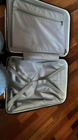 img 11 attached to NINETYGO scooter suitcase, polypropylene, corrugated surface, 38 l, white
