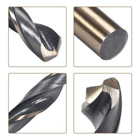 img 2 attached to 🔧 Uxcell Industrial Drill Bits: Professional Reduced Shank Twist Drill Cutting Tools for Precision Jobs