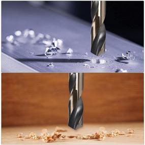 img 1 attached to 🔧 Uxcell Industrial Drill Bits: Professional Reduced Shank Twist Drill Cutting Tools for Precision Jobs