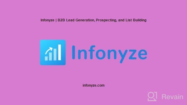 img 1 attached to Infonyze | B2B Lead Generation, Prospecting, and List Building review by Alex Gilbert