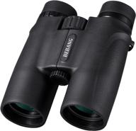 professional compact 10x42 binoculars for adults with superior clarity and bright range of view for bird watching, hunting, and stargazing - includes case, strap, and warranty by bebang logo