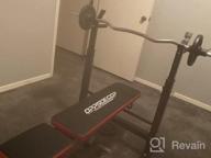 img 1 attached to Boost Your Fitness Routine: OppsDecor Adjustable Weight Bench With Barbell Rack For Home Gym Strength Training review by Corey Harris