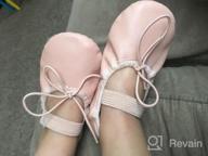 img 1 attached to 🩰 Leather Split Sole Ballet Dance Slipper with BAYSA Brand - Optimized for Toddlers and Little Kids review by Christine Vargas