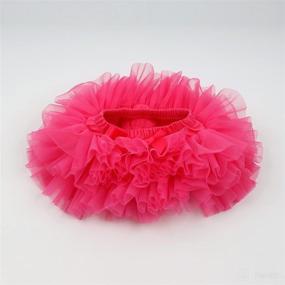 img 2 attached to Slowera Baby Girls Tutu Skirt with Diaper Cover: Fluffy, Soft, and Smooth!