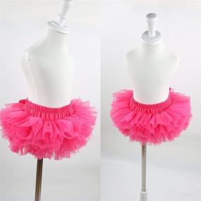 img 3 attached to Slowera Baby Girls Tutu Skirt with Diaper Cover: Fluffy, Soft, and Smooth!