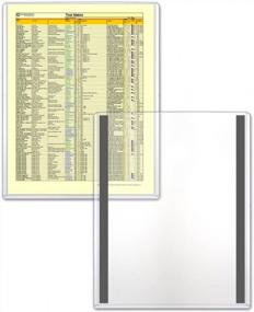 img 2 attached to 8.5X11 Magnetic Lean/5S/Six Sigma Plastic Frames - 5 Pack - StoreSMART HPP812X11M-LEAN-5