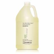 strengthen hair & refresh scalp with giovanni tea tree triple treat invigorating shampoo (gallon) логотип