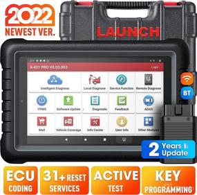 img 4 attached to 🔧 2022 LAUNCH X431 PROS V1.0 Diagnostic Tool: Bidirectional Scan + Automotive Scanner for All Systems, ECU Coding, Key Programming & More - 31+ Services, AutoAuth for FCA SGW, 2 Years of Free Updates