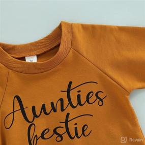 img 3 attached to SIS/Bubba Letter Print Toddler Baby Girl Boy 👧 Crewneck Sweatshirt - Matching Sister and Brother Pullover Tops