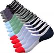 anti-skid cotton low cut socks with non-slip grips for men and women - basic casual no show ankle short socks by mottee&zconia logo