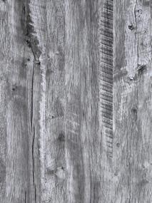 img 4 attached to Gray Wood Rustic Contact Paper Wood Peel And Stick Wallpaper Reclaimed Wood Looking Wallpaper Removable Adhesive Wallpaper Wall Covering Shelf Vinyl Paper Roll 118.71InchX17.71Inch