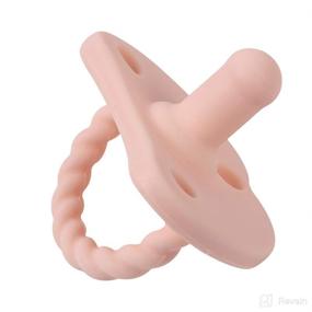 img 3 attached to 😊 YAPROMO Natural Silicone Rubber Baby Pacifier - Cute Orthodontic Shape Soother