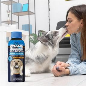 img 2 attached to 🐶 PoochiePets Dog Dental Water Additive: Fresh Breath for Dogs - Twice the Size! Vet Approved - 32 oz Bottle