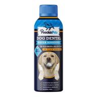 🐶 poochiepets dog dental water additive: fresh breath for dogs - twice the size! vet approved - 32 oz bottle логотип