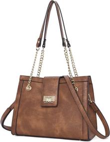 img 4 attached to Дизайнерские кожаные сумки-сэтчел для женщин - CLUCI Сумки, кошельки, сумки через плечо и через плечо